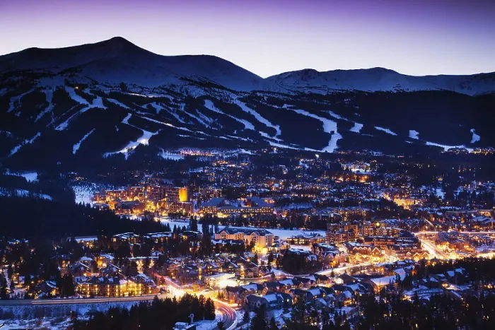 Framed Print : Breckenridge, town view from Mount Baldy Framed Print : Breckenridge, town view from Mount Baldy