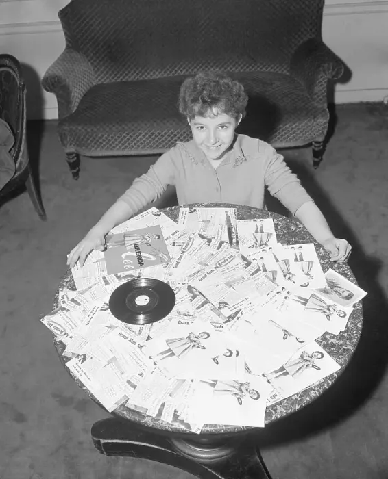 Framed Print : Brenda Lee Autographs Photos Of Herself Framed Print : Brenda Lee Autographs Photos Of Herself