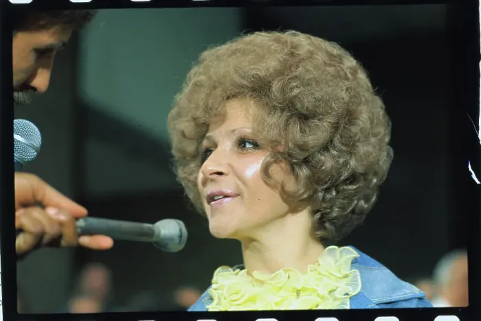 Framed Print : Brenda Lee Speaking to Reporter Framed Print : Brenda Lee Speaking to Reporter