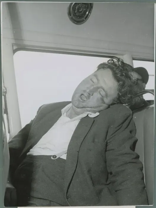Framed Print : Brendan Behan Sleeping Framed Print : Brendan Behan Sleeping