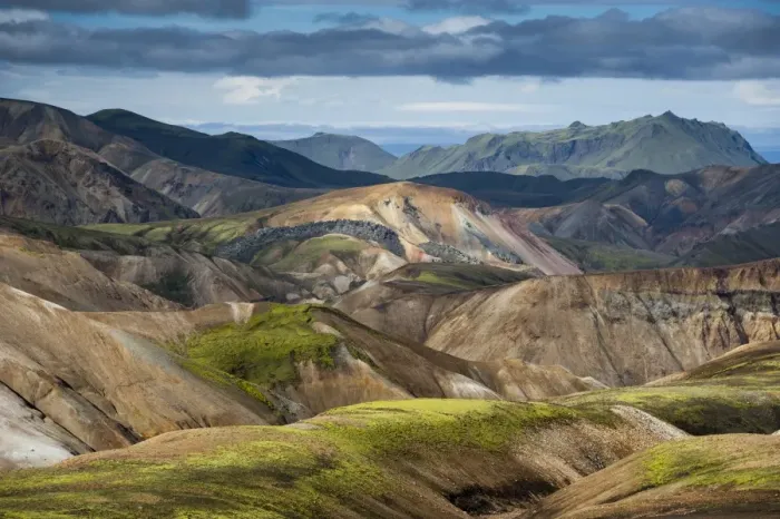 Framed Print : Brennisteinsalda volcano, rhyolite mountains and Laugahraun lava field, Landmannalaugar, Fjallabak Nature Reserve, Highlands of Iceland, Iceland, Europe Framed Print : Brennisteinsalda volcano, rhyolite mountains and Laugahraun lava field, Landmannalaugar, Fjallabak Nature Reserve, Highlands of Iceland, Iceland, Europe