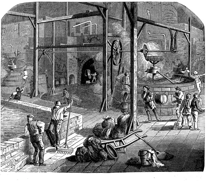 Framed Print : Brewing beer industry in 19th century Framed Print : Brewing beer industry in 19th century