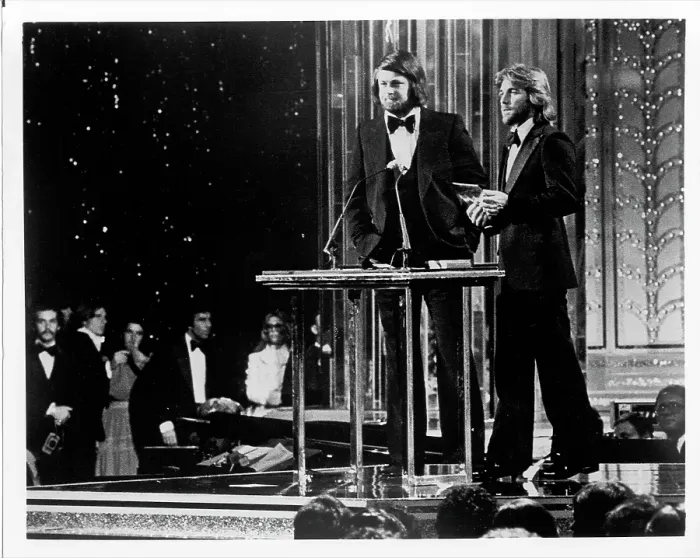 Framed Print : Brian & Dennis Wilson Present An Award