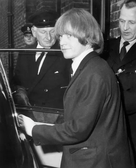 Framed Print : Brian Jones Entering Car Outside Court Framed Print : Brian Jones Entering Car Outside Court