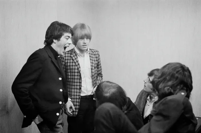 Framed Print : Brian Jones And John Sebastian Framed Print : Brian Jones And John Sebastian