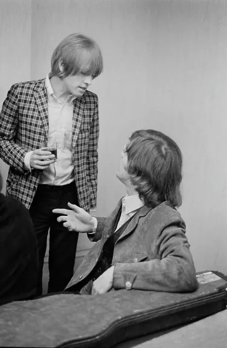 Framed Print : Brian Jones And John Sebastian Framed Print : Brian Jones And John Sebastian
