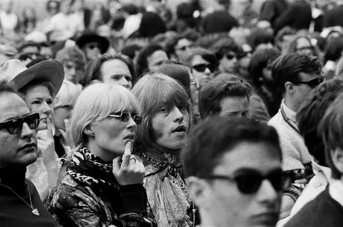 Framed Print : Brian Jones And Nico At The Monterey Pop Festival Framed Print : Brian Jones And Nico At The Monterey Pop Festival