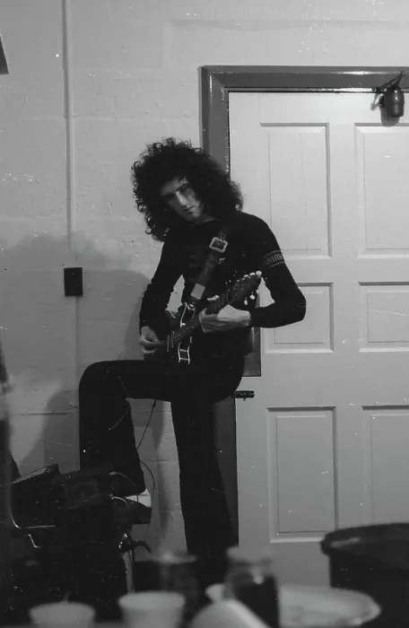 Framed Print : Brian May. Guitarist Brian May of British rock band Queen, circa 1977 Framed Print : Brian May. Guitarist Brian May of British rock band Queen, circa 1977