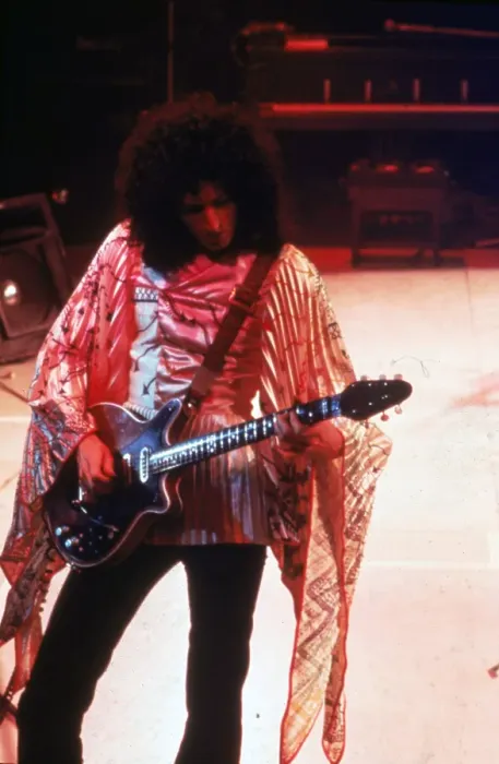 Framed Print : Brian May. Guitarist Brian May of British rock band Queen in concert, circa 1977 Framed Print : Brian May. Guitarist Brian May of British rock band Queen in concert, circa 1977