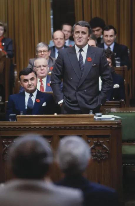 Framed Print : Brian Mulroney Speaking in House of Commons Framed Print : Brian Mulroney Speaking in House of Commons