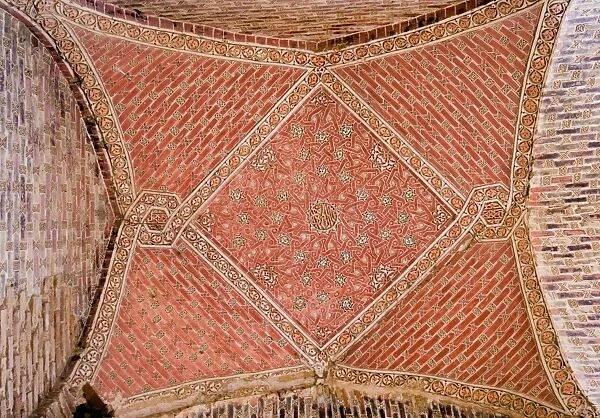 Brick Art. Decoration made by Brick in the Soltaniyeh Dome
