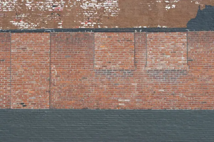 Framed Print : Brick Geometry