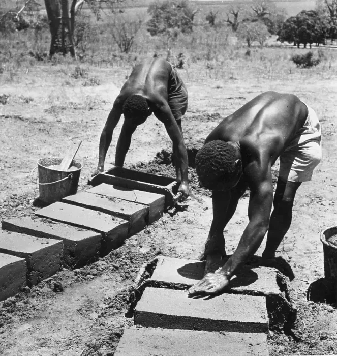 Framed Print : Brick Making Framed Print : Brick Making