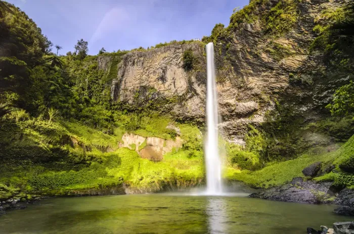 Framed Print : Bridal Veil Falls, Raglan, Waikato, North Island, New Zealand Framed Print : Bridal Veil Falls, Raglan, Waikato, North Island, New Zealand