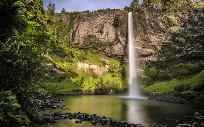 Framed Print : Bridal Veil Falls, Raglan, Waikato, North Island, New Zealand Framed Print : Bridal Veil Falls, Raglan, Waikato, North Island, New Zealand