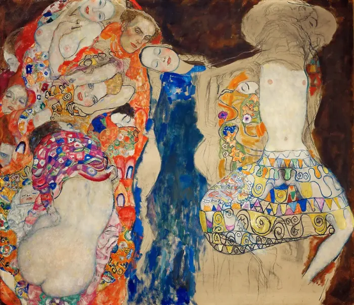 Framed Print : The Bride, 1918. Artist: Klimt, Gustav (1862-1918)