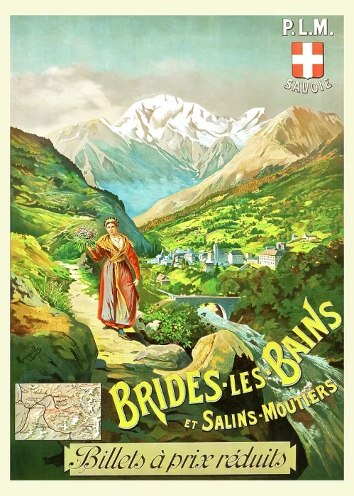 Framed Print : Brides-les-Bains et Salins Moutiers Framed Print : Brides-les-Bains et Salins Moutiers