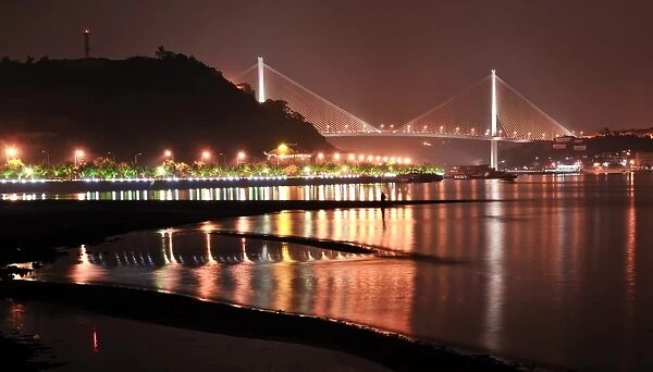 Bridge between Bai Chay and Hong Gai, Halong Bay, Vietnam, Southeast Asia