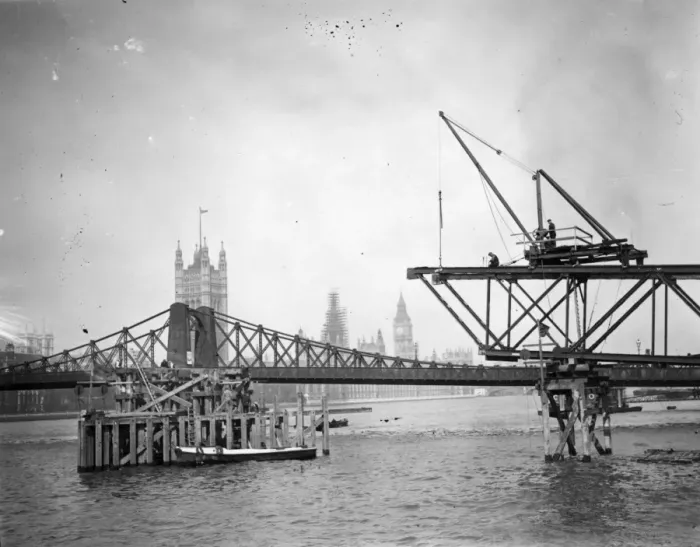 Framed Print : Bridge Construction Framed Print : Bridge Construction