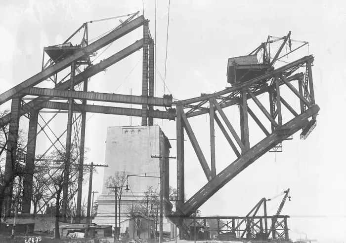 Framed Print : Bridge Under Construction Framed Print : Bridge Under Construction