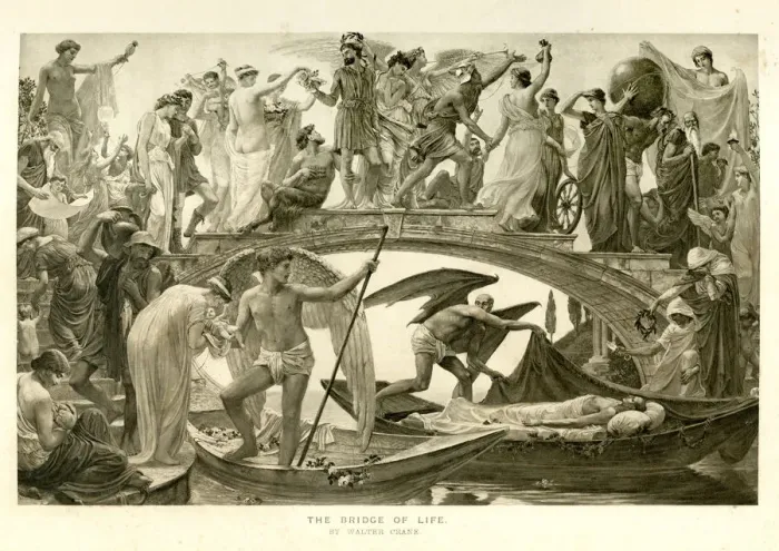 Framed Print : The Bridge of Life