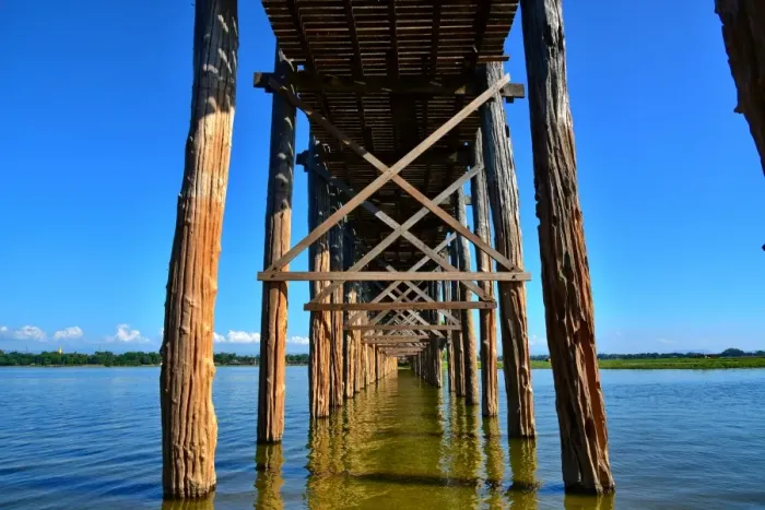 Framed Print : bridge Myanmar Framed Print : bridge Myanmar