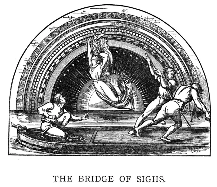 Framed Print : The Bridge of Sighs Framed Print : The Bridge of Sighs