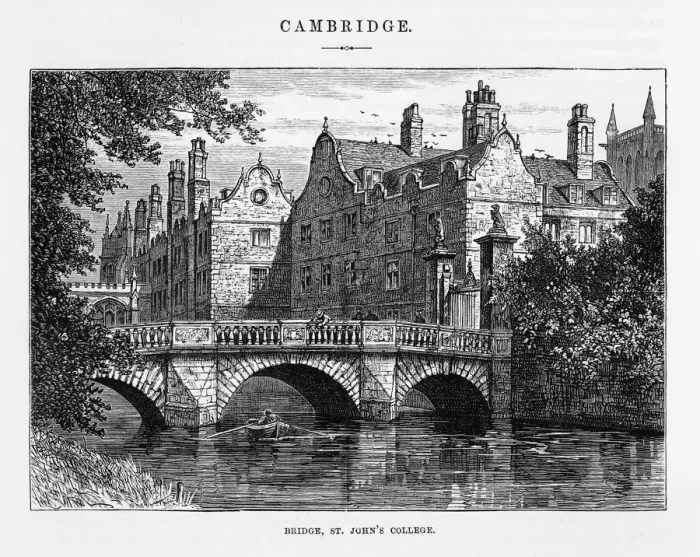 Framed Print : Bridge, St. Johnas College, Cambridge, Cambridgeshire, England Victorian Engraving, 1840 Framed Print : Bridge, St. Johnas College, Cambridge, Cambridgeshire, England Victorian Engraving, 1840