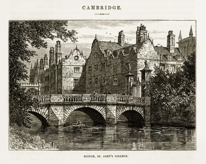 Framed Print : Bridge, St. Johnas College, Cambridge, Cambridgeshire, England Victorian Engraving, 1840 Framed Print : Bridge, St. Johnas College, Cambridge, Cambridgeshire, England Victorian Engraving, 1840
