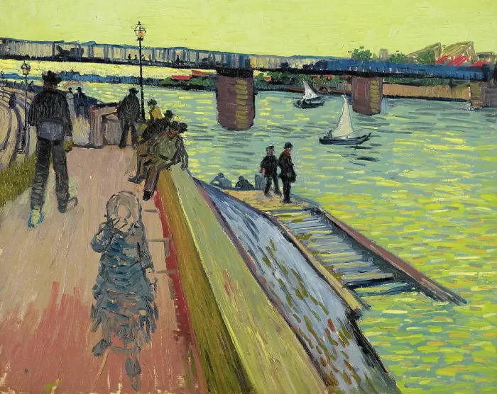 Framed Print : The Bridge At Trinquetaille Framed Print : The Bridge At Trinquetaille