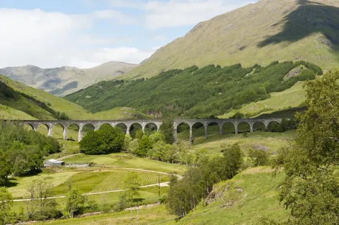 Framed Print : Bridge of the West Highland Line railway line, Glenfinnan Viaduct, Glenfinnan, Highlands, Scotland, United Kingdom Framed Print : Bridge of the West Highland Line railway line, Glenfinnan Viaduct, Glenfinnan, Highlands, Scotland, United Kingdom
