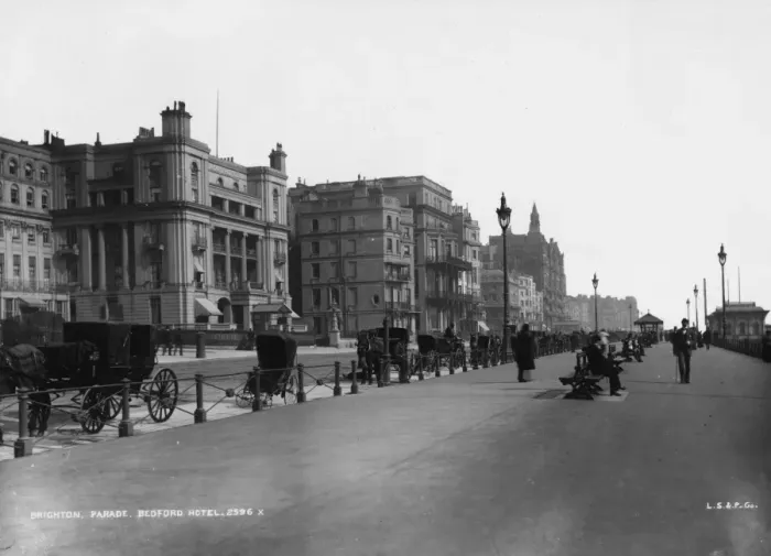 Framed Print : Brighton Parade Framed Print : Brighton Parade