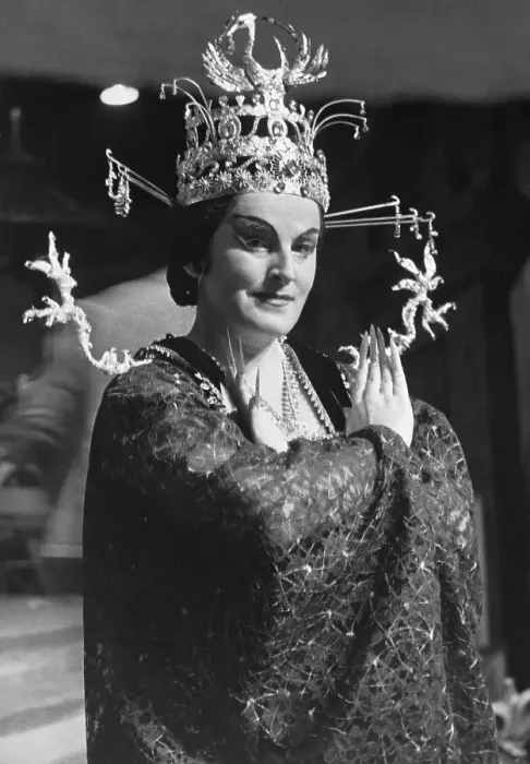 Framed Print : Brigit Nilsson Opera Soprano In Costume Framed Print : Brigit Nilsson Opera Soprano In Costume