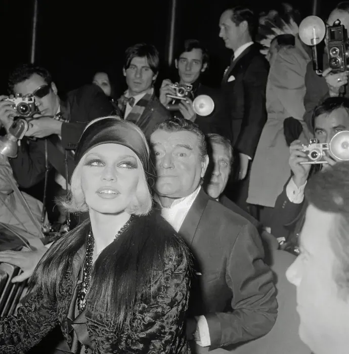 Framed Print : Brigitte Bardot Attending Movie Premiere Framed Print : Brigitte Bardot Attending Movie Premiere