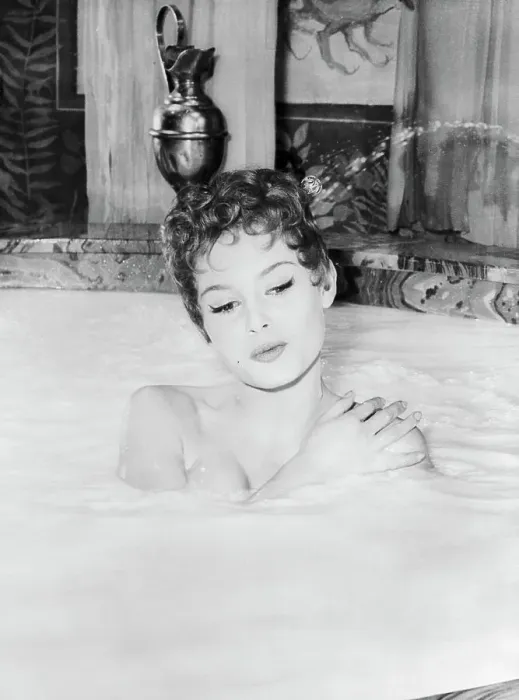 Framed Print : Brigitte Bardot Bathing in Milk Framed Print : Brigitte Bardot Bathing in Milk