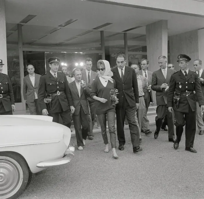 Framed Print : Brigitte Bardot Leaving Hospital Framed Print : Brigitte Bardot Leaving Hospital