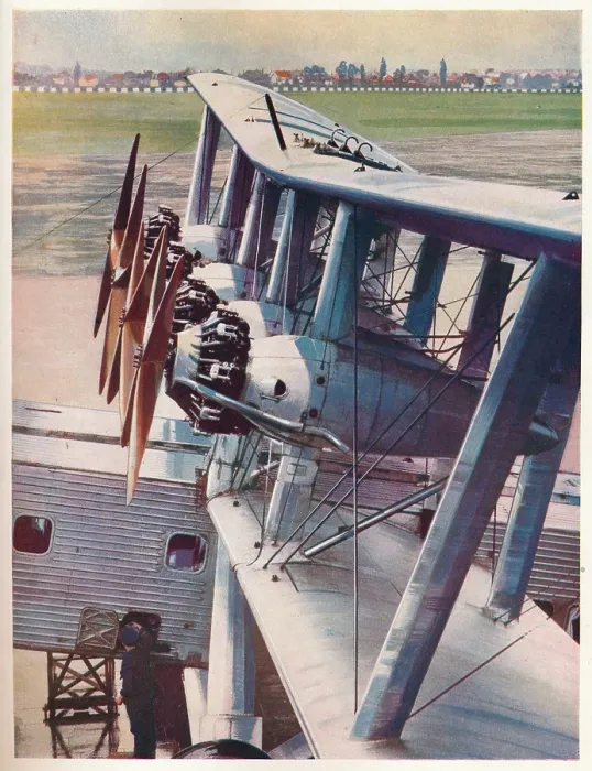 Framed Print : The four Bristol Jupiter engines of the Imperial Airways liner Scylla, c1936 (c1937) Framed Print : The four Bristol Jupiter engines of the Imperial Airways liner Scylla, c1936 (c1937)