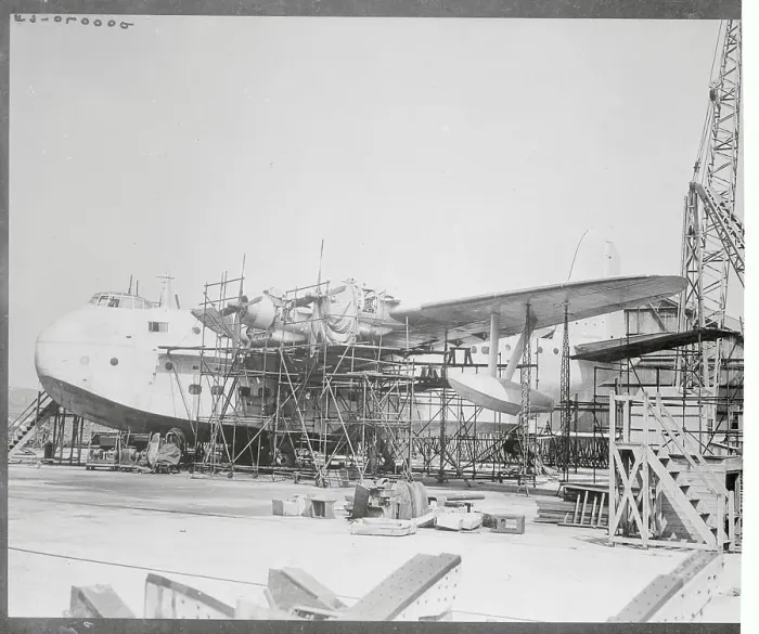 Framed Print : Britain's Shetland Seaplane Nears Completion
