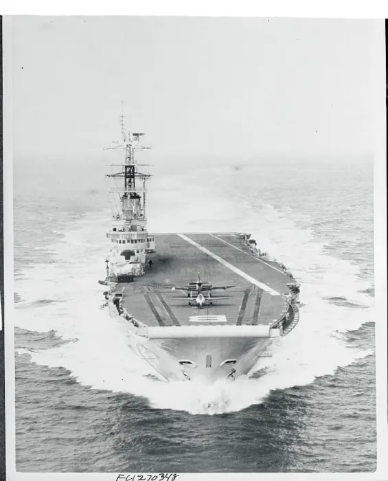 Framed Print : British Aircraft Carrier