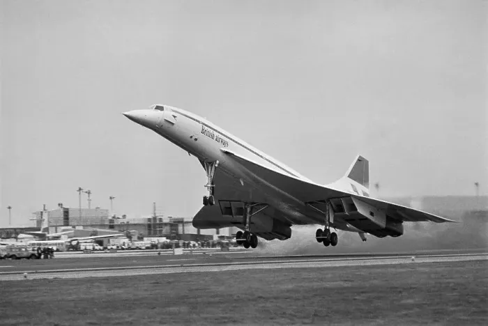 Framed Print : British Airways Concorde Taking Off Framed Print : British Airways Concorde Taking Off