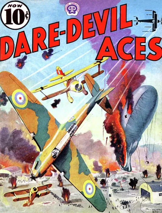 Framed Print : British attack Nazi Airfield and shoot down a German Zeppelin Framed Print : British attack Nazi Airfield and shoot down a German Zeppelin