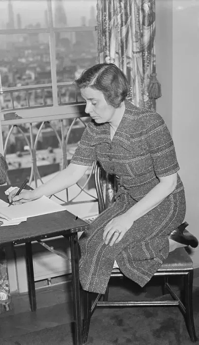Framed Print : British Author Rebecca West Writing at Her Desk Framed Print : British Author Rebecca West Writing at Her Desk