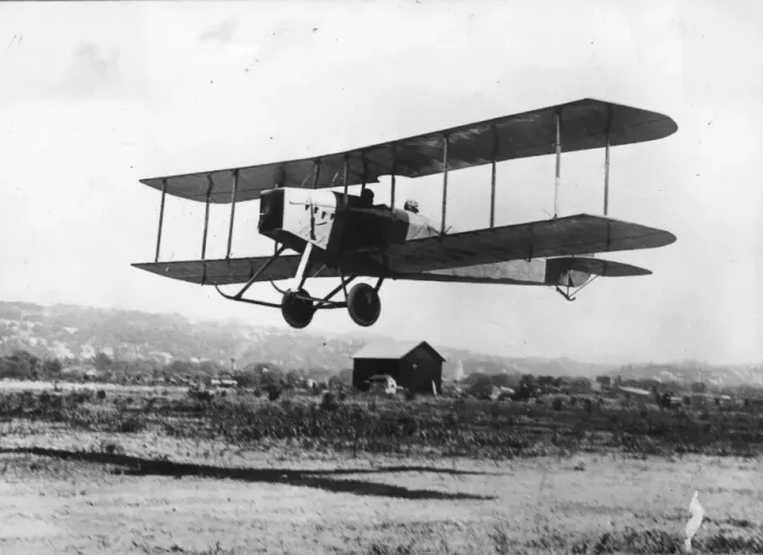 Framed Print : British Bi-Plane Framed Print : British Bi-Plane