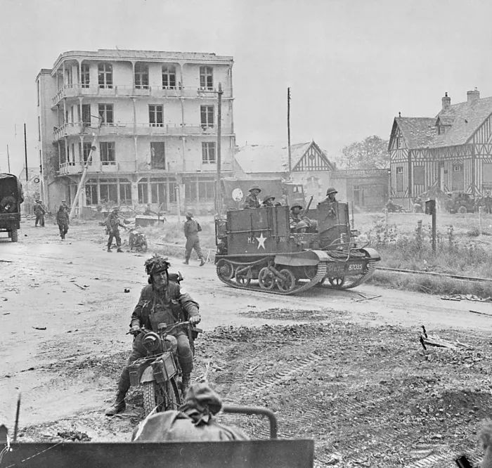 Framed Print : British Bren Gun Carrier in Normandy 1944 Framed Print : British Bren Gun Carrier in Normandy 1944