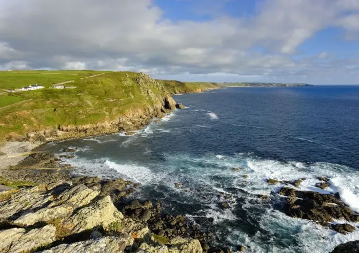 Framed Print : british, coastal area, coast, cornwall, distance, english, landscape shot, ocean Framed Print : british, coastal area, coast, cornwall, distance, english, landscape shot, ocean
