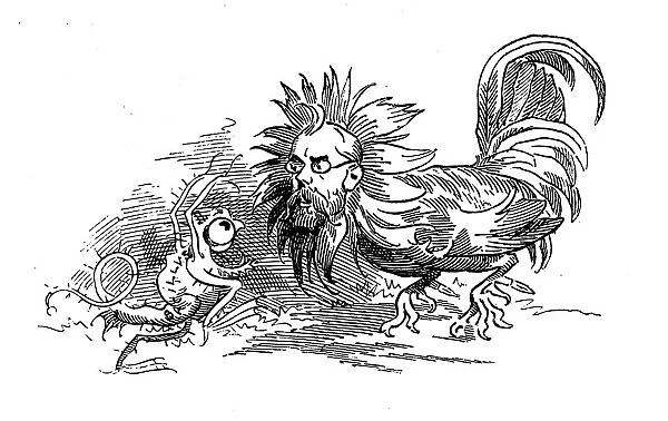 British London satire caricatures comics cartoon illustrations: Bird virus