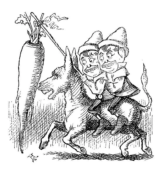 British London satire caricatures comics cartoon illustrations: Carrot