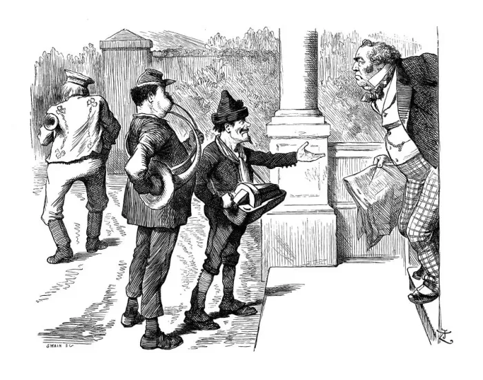 Framed Print : British London satire caricatures comics cartoon illustrations Framed Print : British London satire caricatures comics cartoon illustrations