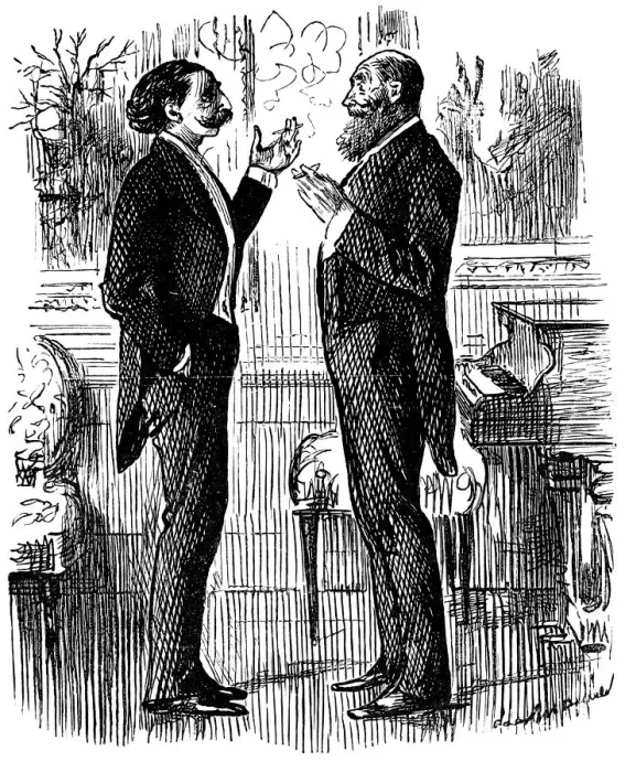 Framed Print : British London satire caricatures comics cartoon illustrations