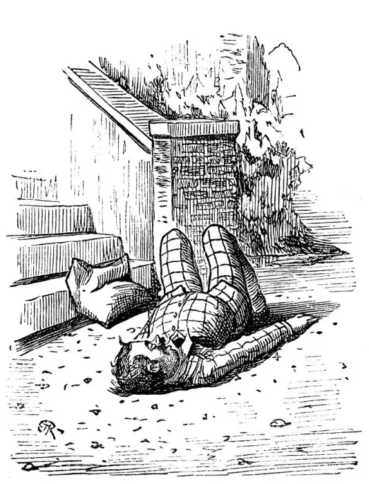 Framed Print : British London satire caricatures comics cartoon illustrations: Fainted Framed Print : British London satire caricatures comics cartoon illustrations: Fainted